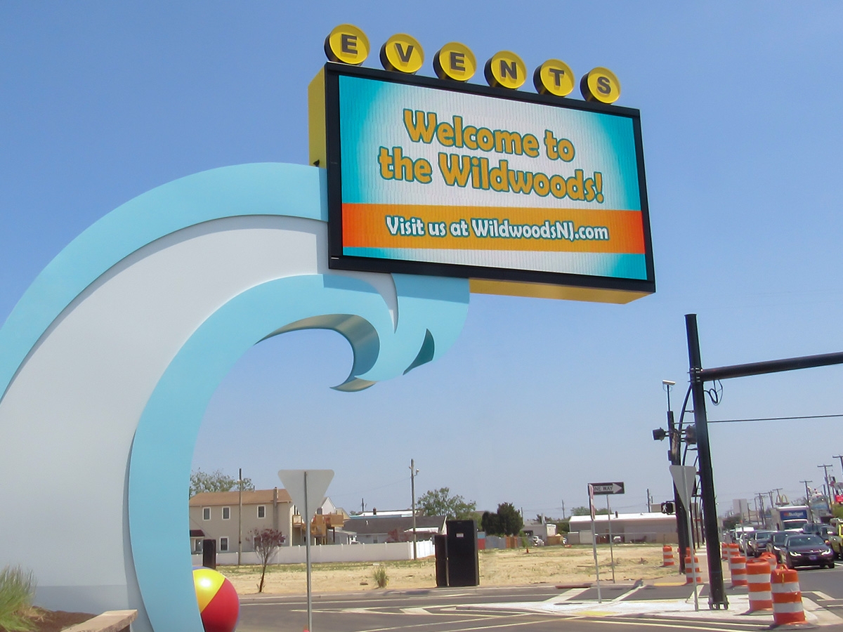 The Wildwoods Grand Gateway; 8mm, 8' x 16', Wildwood, NJ