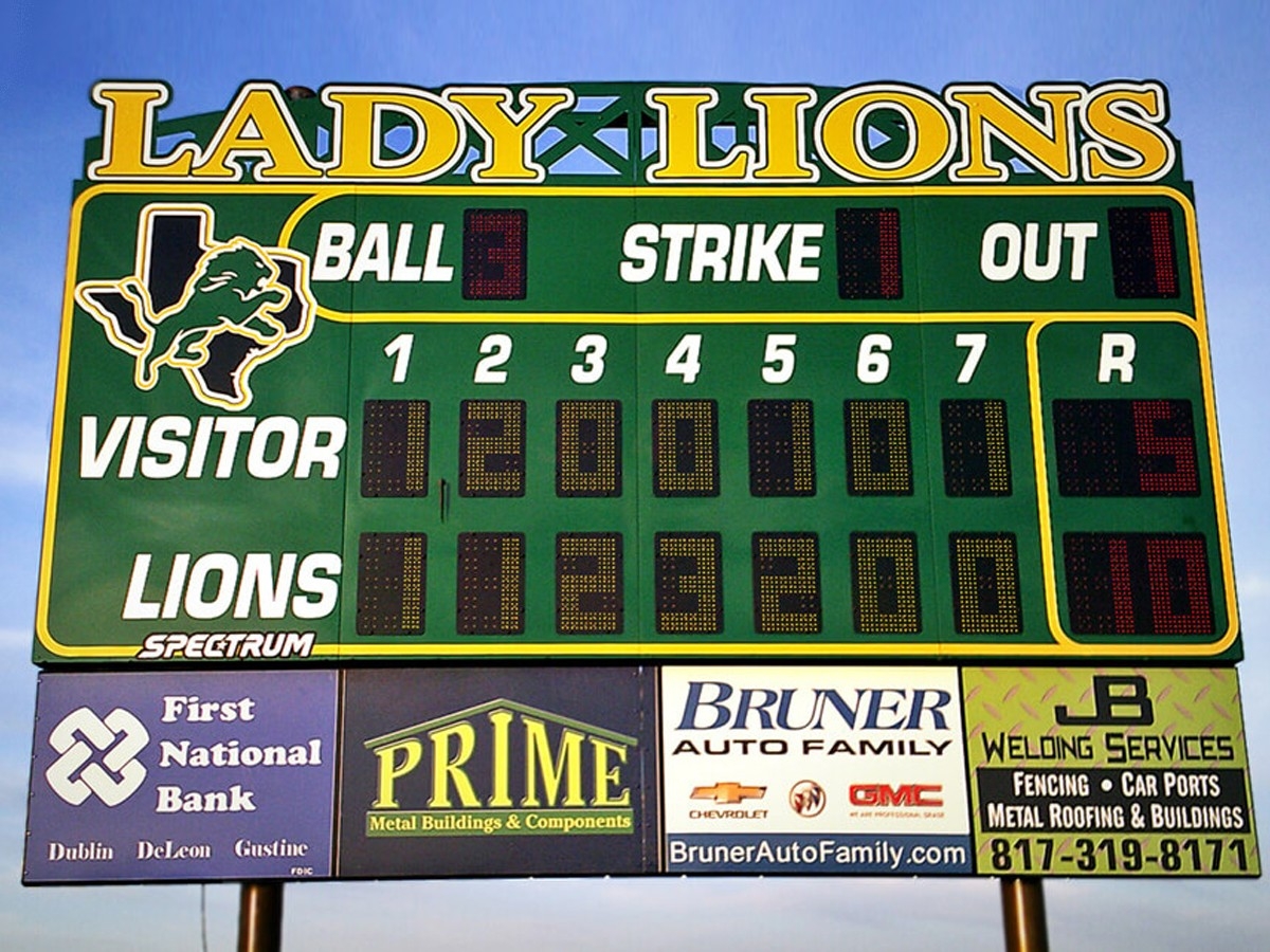 Dublin High School, Model BA-9916, 16' x 7', Dublin, TX