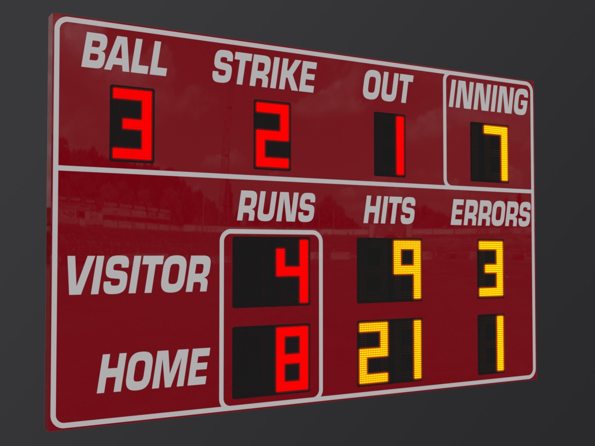 Watchfire Baseball Softball Scoreboard WF-BA-9316